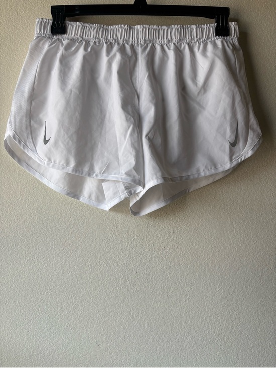 Nike Pants - NWOT Nike White Women's Athletic Dri-Fit Running Shorts with Reflective Swoosh